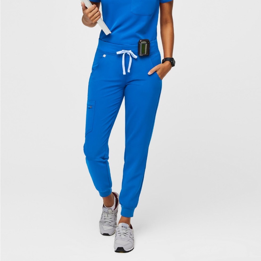 Figs Women's Royal Blue Jogger Track Pants